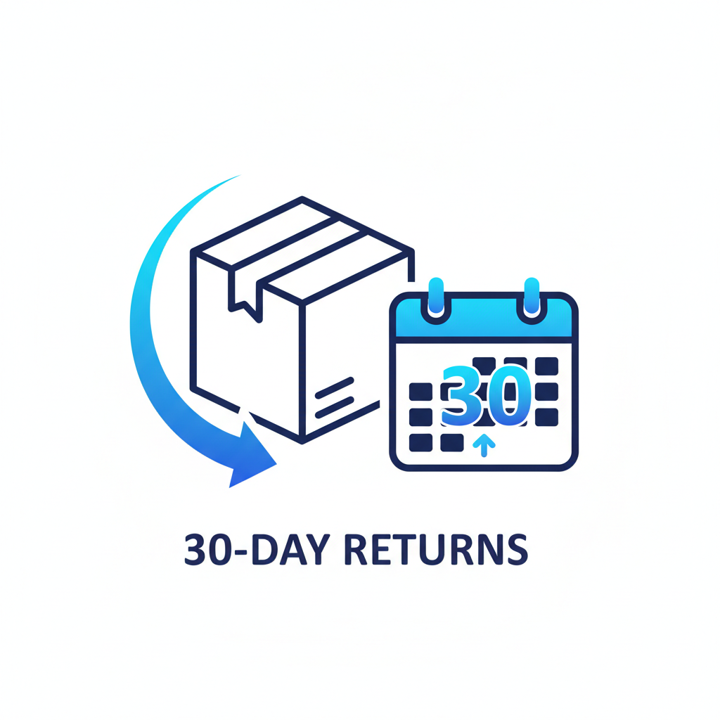 30 Days Return Icon - Unique
