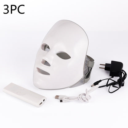 7-Color LED Photon Therapy Beauty Instrument – Skin Rejuvenation & Facial Care Mask
