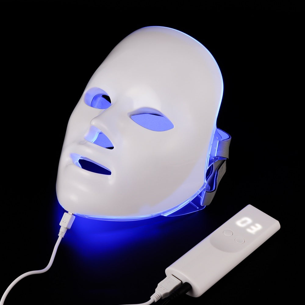 7-Color LED Photon Therapy Beauty Instrument – Skin Rejuvenation & Facial Care Mask