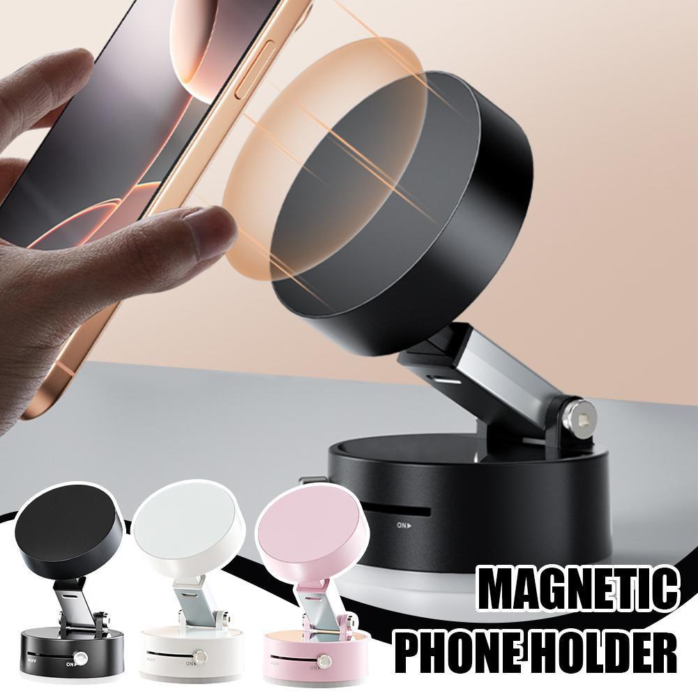 BenZvibe MagFold™ UltraGrip Car Phone Holder – Foldable 360° Magnetic Suction Mount