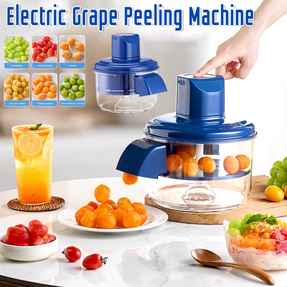 Electric Grape Peeler-Hands Free Rechargeable Fruit Skin Remover Machine।BenZvibe