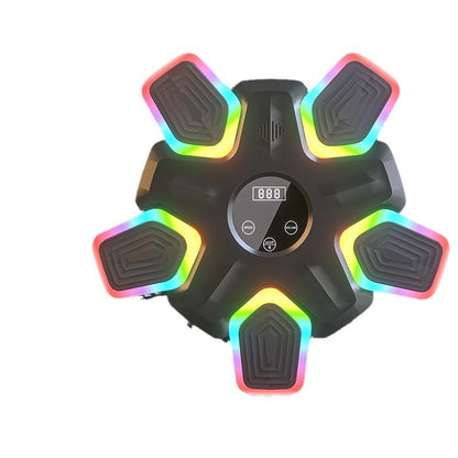 Cible de boxe musicale intelligente – Entraîneur de boxe mural suspendu pour enfants et adultes