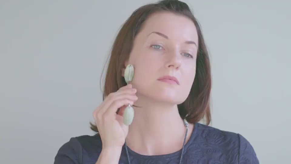Natural jade beauty device