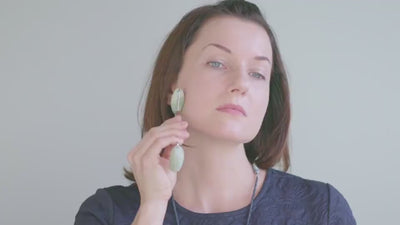 Natural jade beauty device